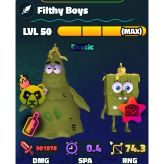 Filthy Boys NC PP MAX | SpongeBob Tower Defense