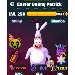 Super Star SW Easter Bunny patrick NC HDS Single Digit Rainbow Serial | SpongeBob Tower Defense