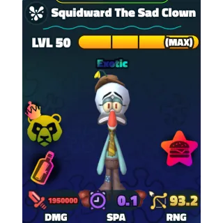 Squidward The Sad Clown NC PP | SpongeBob Tower Defense