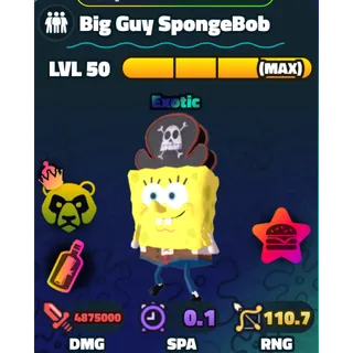 Big Guy Spongebob NC PP | SpongeBob Tower Defense