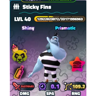 Shiny NC PP Sticky Fins | SpongeBob Tower Defense