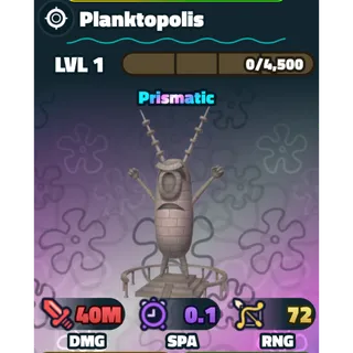 31x Planktopolis  | SpongeBob Tower Defense