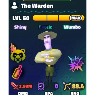 SW The Warden NC HDS | SpongeBob Tower Defense