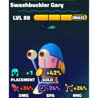 swashbuckler gary | SpongeBob Tower Defense