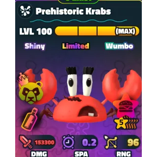 5 star SW Prehistoric Krabs NC PP | SpongeBob Tower Defense