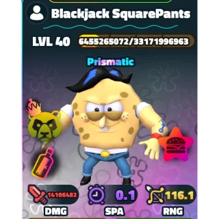 NC PP BlackJack Squarepants | SpongeBob Tower Defense