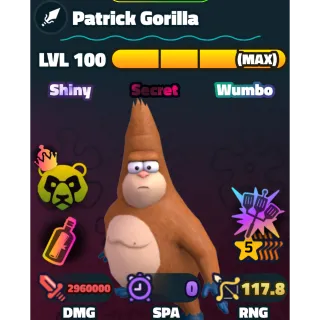 5 Star SW NC HDS Patrick Gorilla | SpongeBob Tower Defense