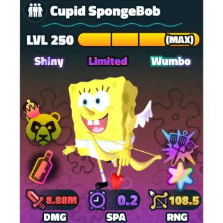 Super Star SW Cupid Spongebob NC HDS Rainbow Serial Single Digit | SpongeBob Tower Defense