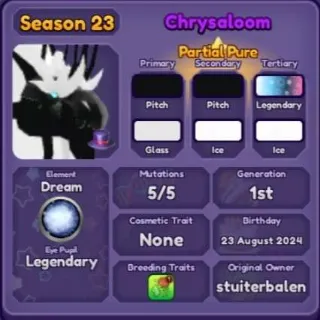 🐲 ➤【Chrysaloom Season 23】