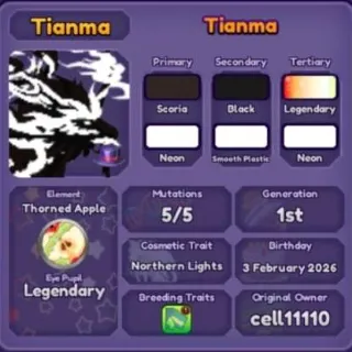 🐲 ➤【Tianma】