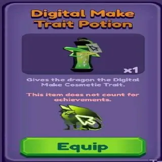 🍶 ➤【Digital Make Trait Potion】