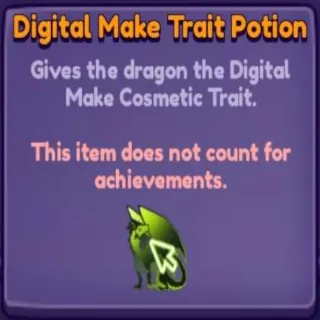 🍶 ➤【Digital Make Trait Potion】