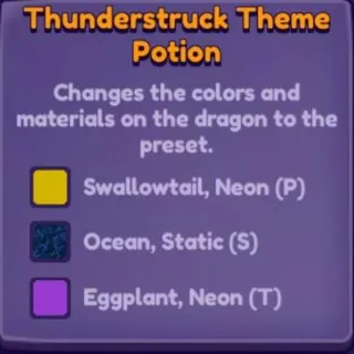 🍶 ➤【Thunderstruck Theme Potion】
