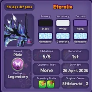 🐲 ➤【Eteralix】