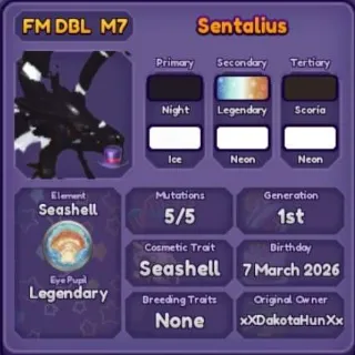 🐲 ➤【Sentalius】