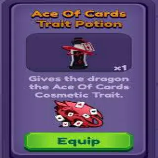 🍶 ➤【Ace Of Card Trait Potion】
