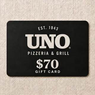 Uno Pizza $70 Gift Card Bundle