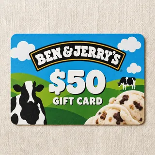 $50 USD Ben & Jerry's Gift Card