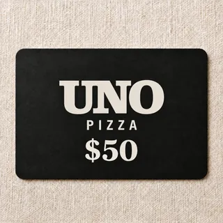 Uno Pizza $50