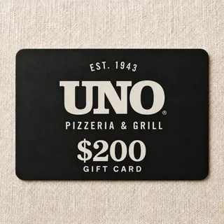 $200 USD Uno Pizzeria & Grill Gift Card