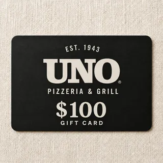 $100 USD Uno Pizzeria & Grill Gift Card