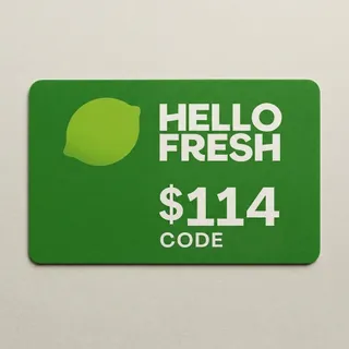 $114 USD HelloFresh Gift Card