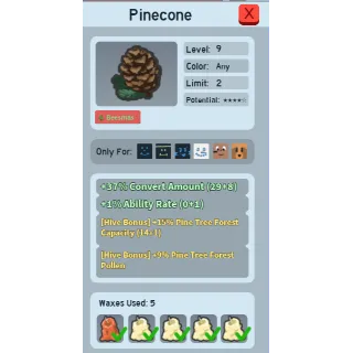 pinecone bee swarm simulator