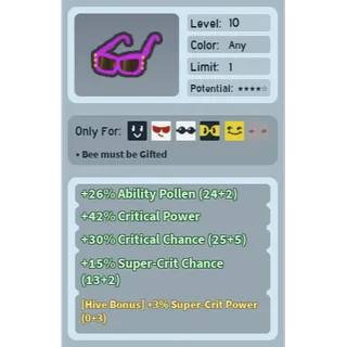 3% scp pink shade bee swarm