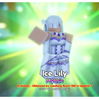 Ice Lily (perfect spa) anime adventures