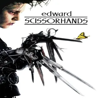 Edward Scissorhands Digital HD Code, Vudu/Fandango or Movies Anywhere Redeem.
