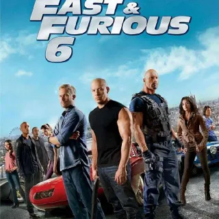 Fast & Furious 6 (Extended Version) Digital HD Code, Vudu Or Movies Anywhere.