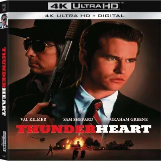 Thunderheart Digital 4K/UHD Code, Vudu/Fandango Or Movies Anywhere Redeem.