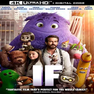 IF (Imaginary Friends) Digital 4K/UHD Code, Vudu Redeem.