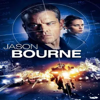 Jason Bourne Digital HD Code, Vudu/Fandango or Movies Anywhere Redeem.