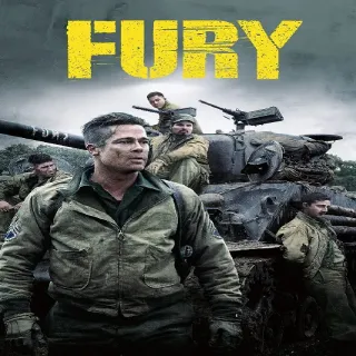 Fury Digital SD Code, Vudu Or Movies Anywhere.