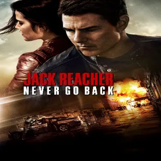 Jack Reacher: Never Go Back Digital HD Code, Vudu Redeem.