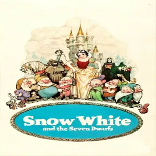 Snow White and the Seven Dwarfs Digital HD Code, Vudu/Fandango or Movies Anywhere Redeem.
