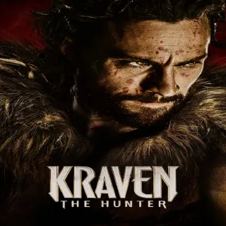 Kraven the Hunter Digital HD Code, Vudu Or Movies Anywhere.