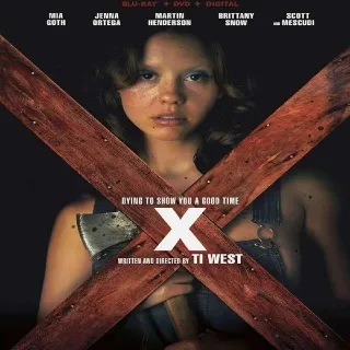 X (2022) Digital HD Code, Vudu/Fandango Redeem.