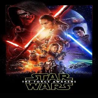 Star Wars: The Force Awakens Digital HD Code, Vudu Or Movies Anywhere.