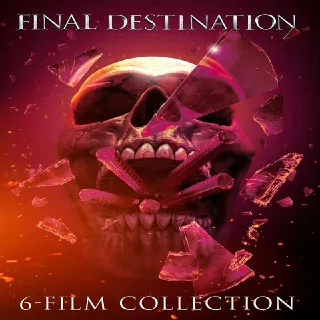 Final Destination 6-Film Collection Digital HD Code, Vudu Or Movies Anywhere.