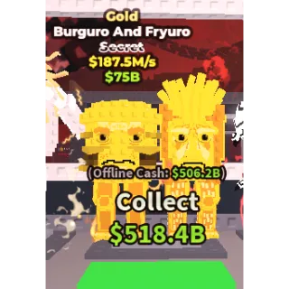 ⚡GOLD BURGURU AND FRYURO 187.5M/S