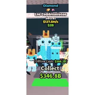 ⚡Diamond Los Combinasionas 127.5M/S
