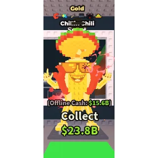 ⚡Gold Chillin Chili 581.2M/S (6 TRAITS)