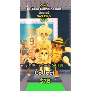 ⚡GOLD LA TACO COMBINASION 43.7M/S