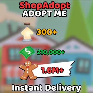 Age Up Potions + Bucks + Gingerbread