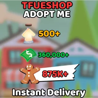 Age Up Potions + Bucks + Gingerbread