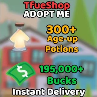 Age Up Potion + Bucks