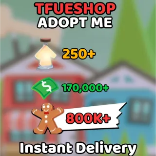 Age Up Potions + Bucks + Gingerbread