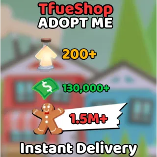 Age Up Potion + Bucks + Gingerbread